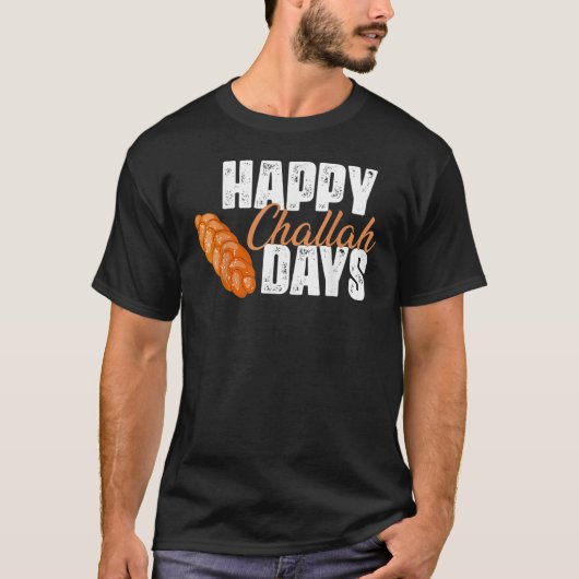 T-shirt Ugly Hanukkah Happy Challah Days (Devant)