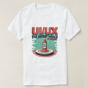T-shirt Ui Ux La Sauce Secrète De Succès Drôle Designer