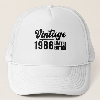 T-shirt uit 1986 in beperkte oplage trucker pet