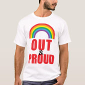 T-shirt uit en Proud (Voorkant)