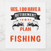 T-shirt uitvissen wijn etiket (Enkel label)