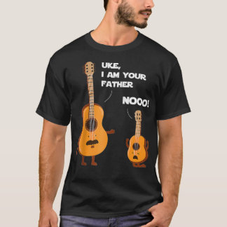 T-shirt Uke I Am Your Father  Funny Ukulele Guitar Music G