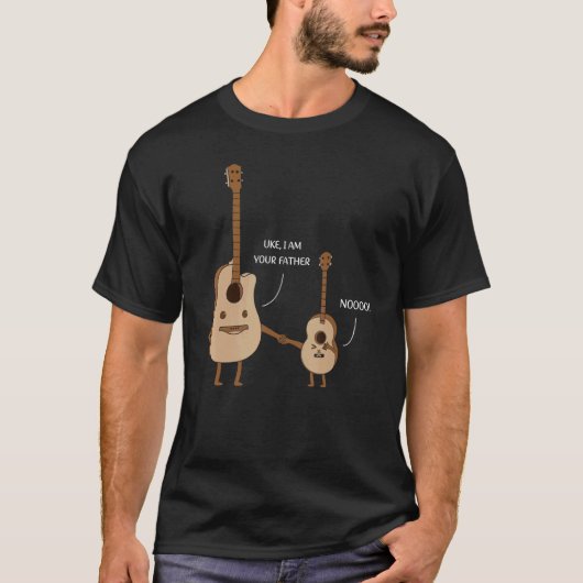 T-shirt Uke I Am Your Father   Ukulele Guitar Music (Devant)