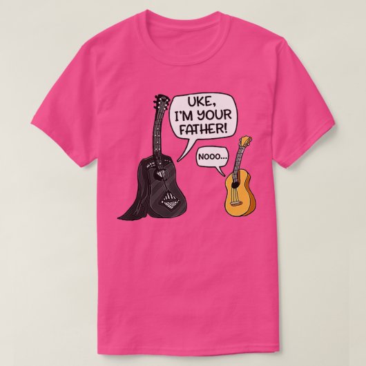 T-shirt Uke Im Ton Père Funny Guitare (Design devant)