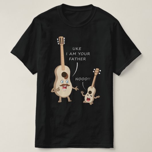 T-shirt Uke, je suis ton père (Design devant)