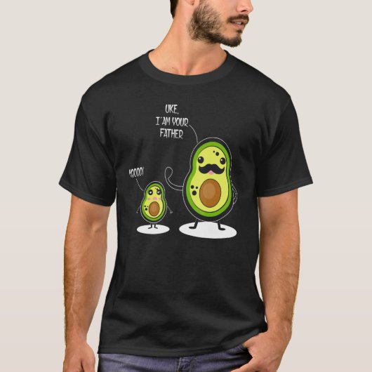 T-shirt Uke Je Suis Ton Père Drôle Avocado Père Son Avoc (Devant)