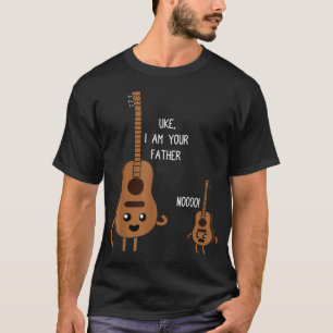 T-shirt Uke Je Suis Ton Père Funny Ukulele Banjo Guitare P