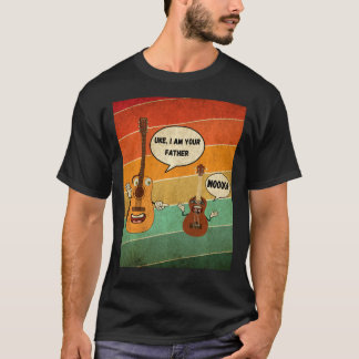 T-shirt Uke Je Suis Ton Père Funny Ukulele Guitare Musique