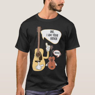 T-shirt Uke Je Suis Ton Père Musique Joueur De Ukulele Gu
