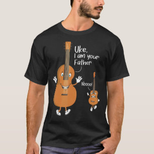 T-shirt Uke Je Suis Votre Père Ukulele Guitare Instrument 