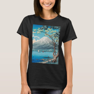 T-shirt Ukiyo e Mt Fuji Impression de peinture japonaise