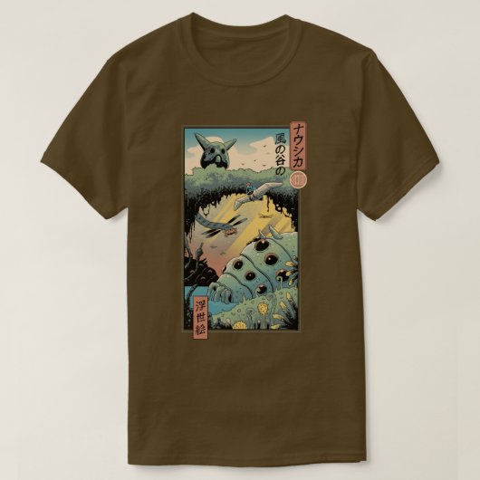T-shirt Ukiyo e Wind Valley (Design devant)