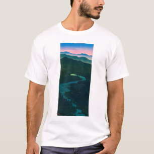 T-shirt ukiyoe hasui No58 Col de Ioritani d'Etchu