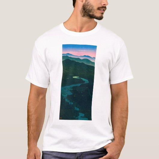 T-shirt ukiyoe hasui No58 Col de Ioritani d'Etchu (Devant)