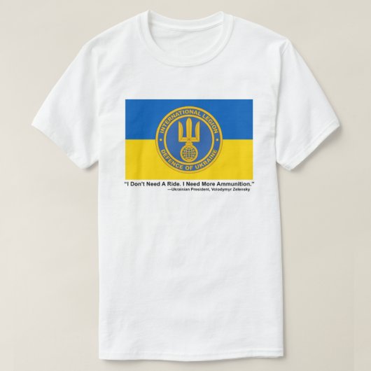 T-Shirt Ukraine (Design devant)