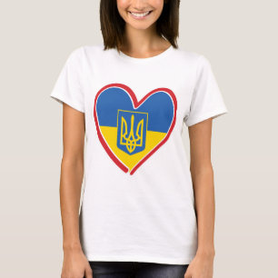 T-shirt Ukraine - Coeur
