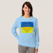 T-shirt Ukraine Drapeau bleu jaune Thunder_Cove (Devant entier)