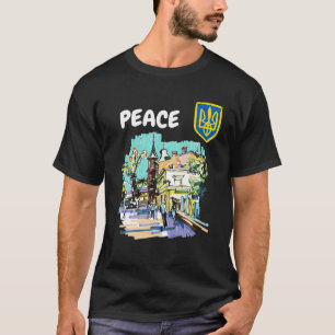 T-shirt Ukraine Drapeau Jours Vintages À Kiev Bucha Ukrain