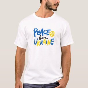 T-shirt Ukraine Drapeau Soutenir La Paix De Fierté Ukrain
