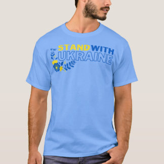 T-shirt Ukraine Drapeau Tournet Vintage Ukraine Soutien L
