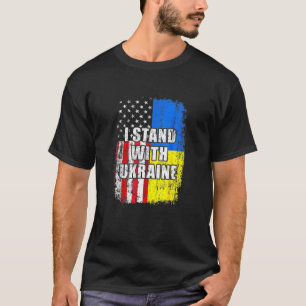 T-shirt Ukraine Drapeau Ukraine Soutien Ukraine Amitié Pai