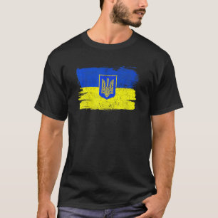T-shirt Ukraine Drapeau Ukraine Soutien Ukraine Amitié Pai