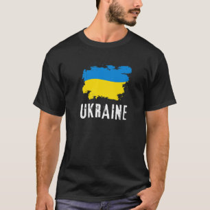 T-shirt Ukraine Drapeau ukrainien Soutien Fierté Hommes Vi