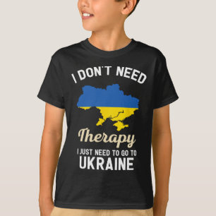 T-shirt Ukraine Drapeau Ukrainien Ukrainiens Cadeau 1