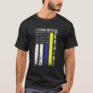 T-shirt Ukraine Drapeau Vintage, Amants Ukrainiens, Ukrain
