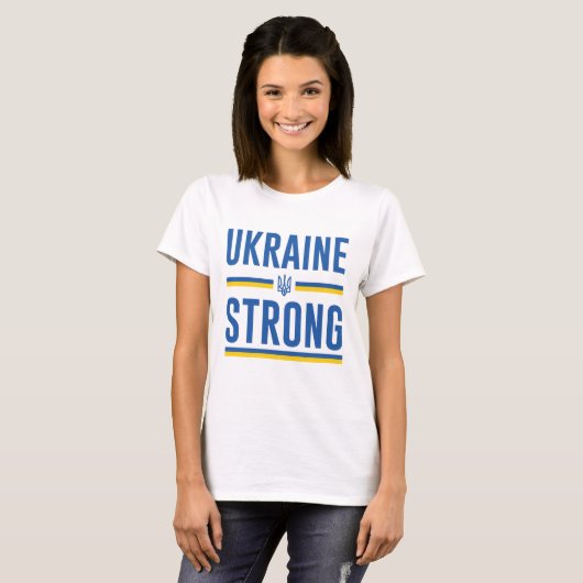 T-shirt Ukraine forte (Devant entier)