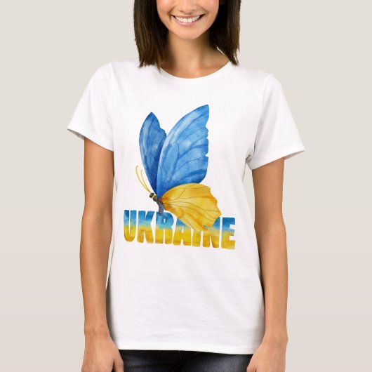 T-shirt UKRAiNE NOUS SOMMES PRÊTS À VOUS (Devant)