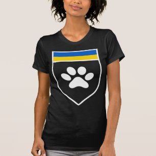 T-shirt Ukraine Pet Awareness Flag Soutien aux animaux de 