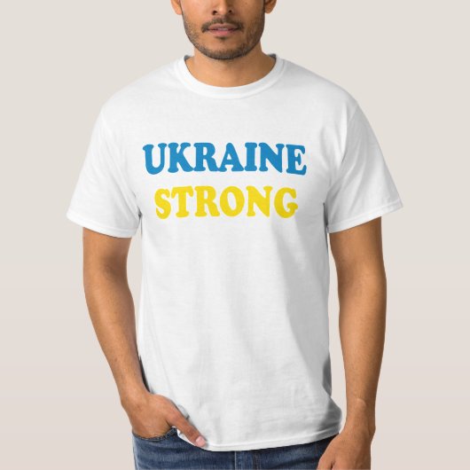 T-shirt Ukraine Strong (Devant)