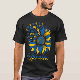 T-shirt Ukraine Sunflower Flag Support Ukraine Free friend