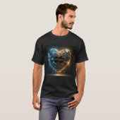 T-shirt Ukraine Support Broken Heart United24 (Devant entier)
