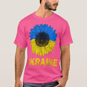 T-shirt Ukraine Tournesol ukrainien Drapeau Paix Ukraine F