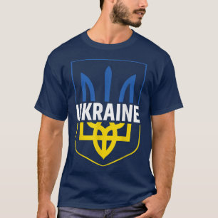 T-shirt Ukraine Trident T Pride Armoiries ukrainiennes Ess