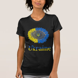 T-shirt Ukraine Ukrainiens Tournesol Vintage Ukraine