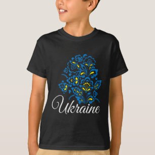 T-shirt Ukraine Ukrainiens Ukrainien Kiev Trysub Drapeau 1