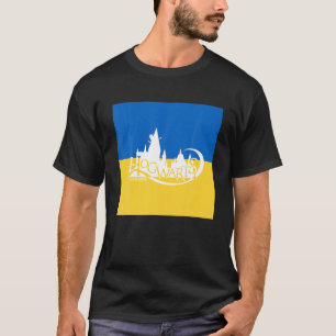 T-shirt Ukraine vintage Ecole magique de la fierté du drap