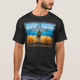 T-shirt Ukraine vintage Flag Fierté Ukraine Postage Timbre