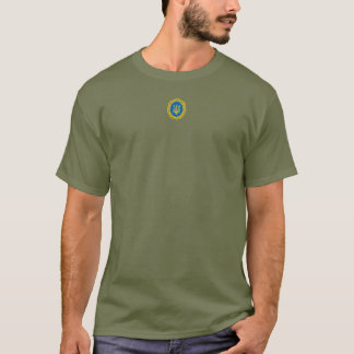 T-shirt Ukraine Volodymyr Zelensky Green Golden Trident