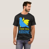T-shirt Ukrainian Support Ukrainian Flag I Stand With Ukra (Devant entier)