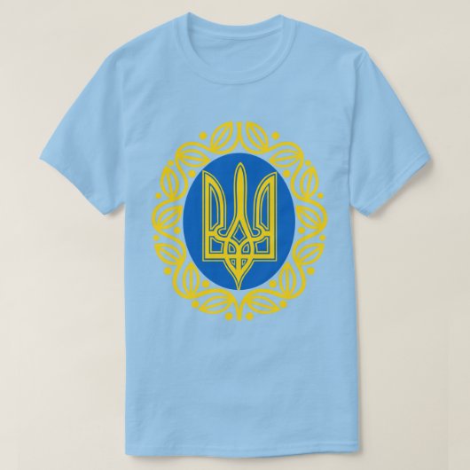 T-shirt ukrainien armoiries (Design devant)