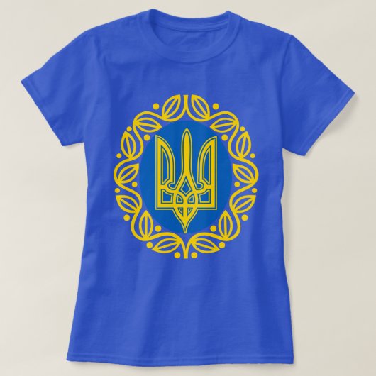 T-shirt ukrainien armoiries (Design devant)