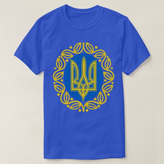 T-shirt ukrainien armoiries (Design devant)