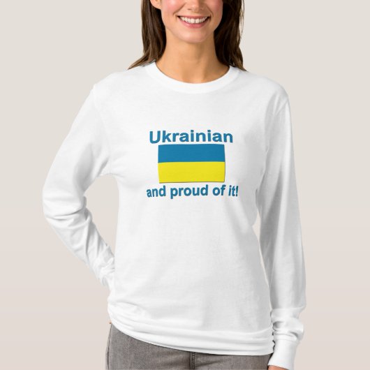 T-shirt Ukrainien fier (Devant)