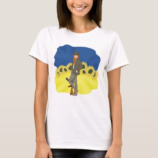 T-shirt Ukrainienne (Devant)