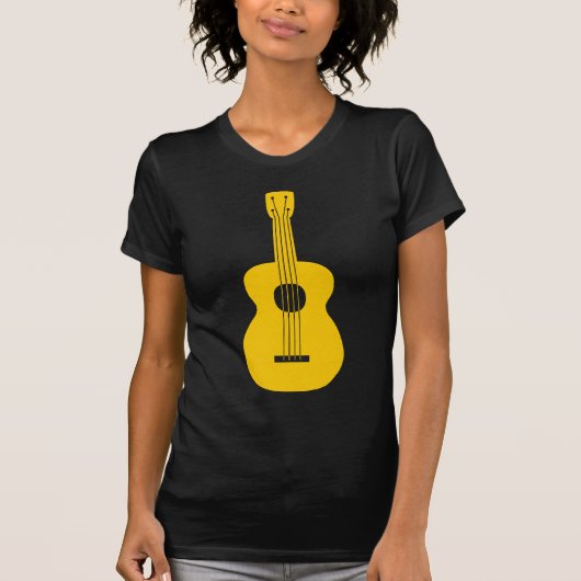 T-shirt Ukulele - Ambre (Devant)
