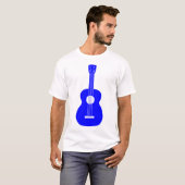 T-shirt Ukulele - Bleu (Devant entier)